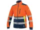Kurtka softshell ostrzegawcza CXS Benson pomarańczowo-granatowa