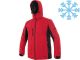 Kurtka softshell zimowa CXS Vegas czerwono-czarna