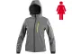 Kurtka damska softshell CXS Stretch szaro-czarna