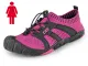 Półbuty damskie barefoot CXS Purestep różowo-czarne