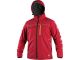 Kurtka softshell CXS Stretch czerwono-czarna