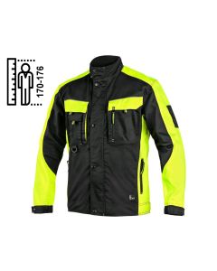Bluza robocza CXS Sirius Brighton 170-176 cm czarno-żółta