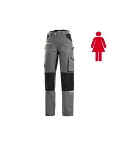 Spodnie damskie do pasa CXS Stretch szaro-czarne