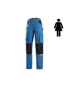 Spodnie damskie do pasa CXS Stretch niebiesko-czarne