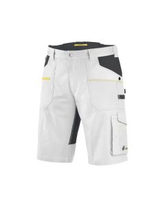 Szorty robocze CXS Stretch biało-szare
