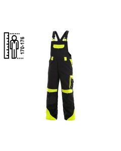 Ogrodniczki CXS Sirius Brighton 170-176 cm czarno-żółte