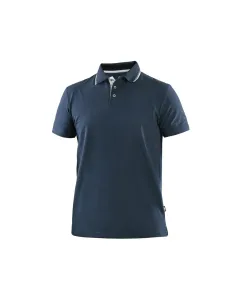 Koszulka polo CXS Henry granatowo-biała