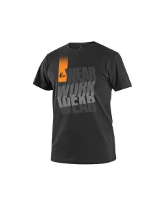 Koszulka CXS Workwear czarno-pomarańczowa
