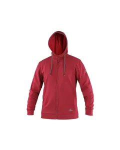 Bluza z kapturem CXS Harrison czerwona