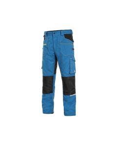 Spodnie do pasa CXS Stretch niebiesko-czarne