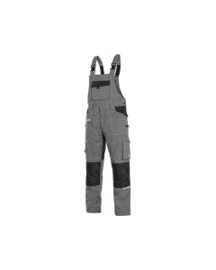 Ogrodniczki CXS Stretch szaro-czarne