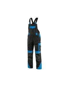 Ogrodniczki CXS Sirius Brighton czarno-niebieskie