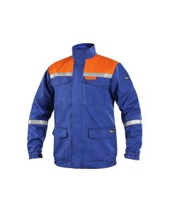 Bluza antystatyczna CXS Energetik multi niebiesko-pomarańczowa